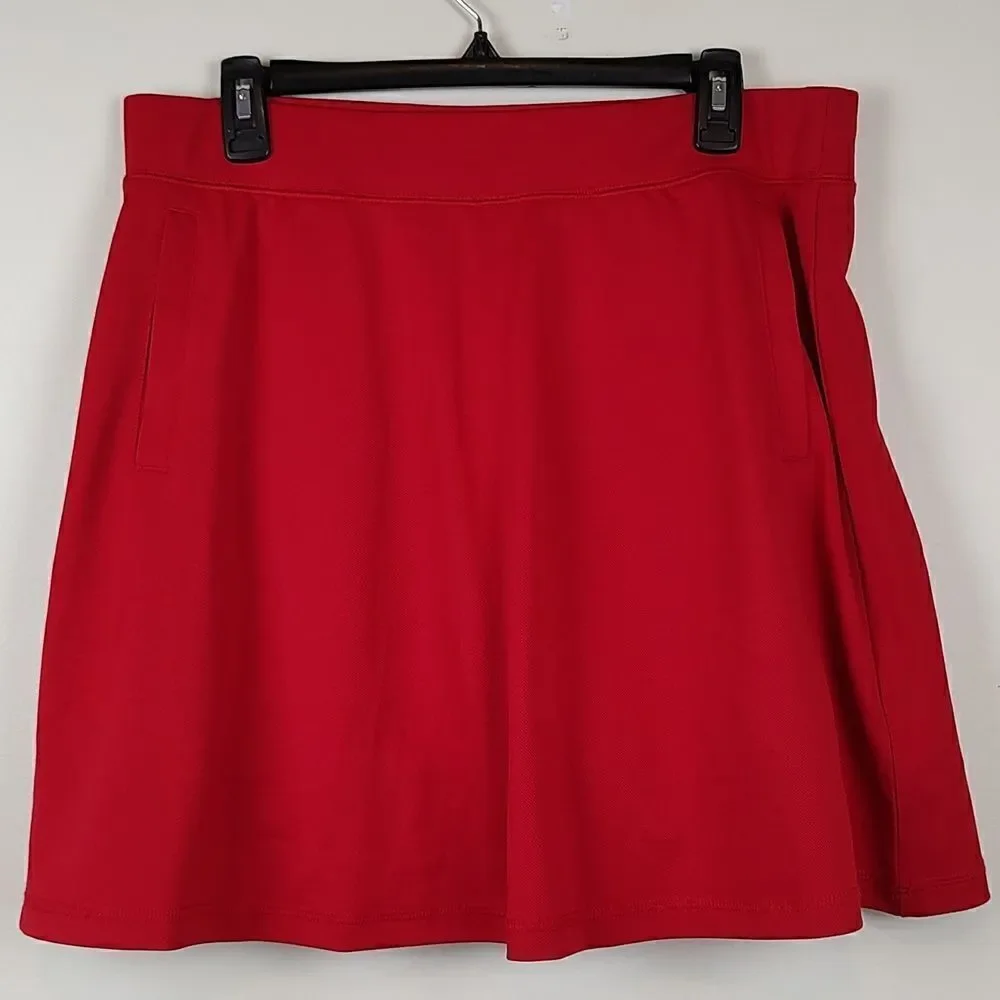T by Talbot's Red Flouncy Skort Size 1XP Tennis Prep